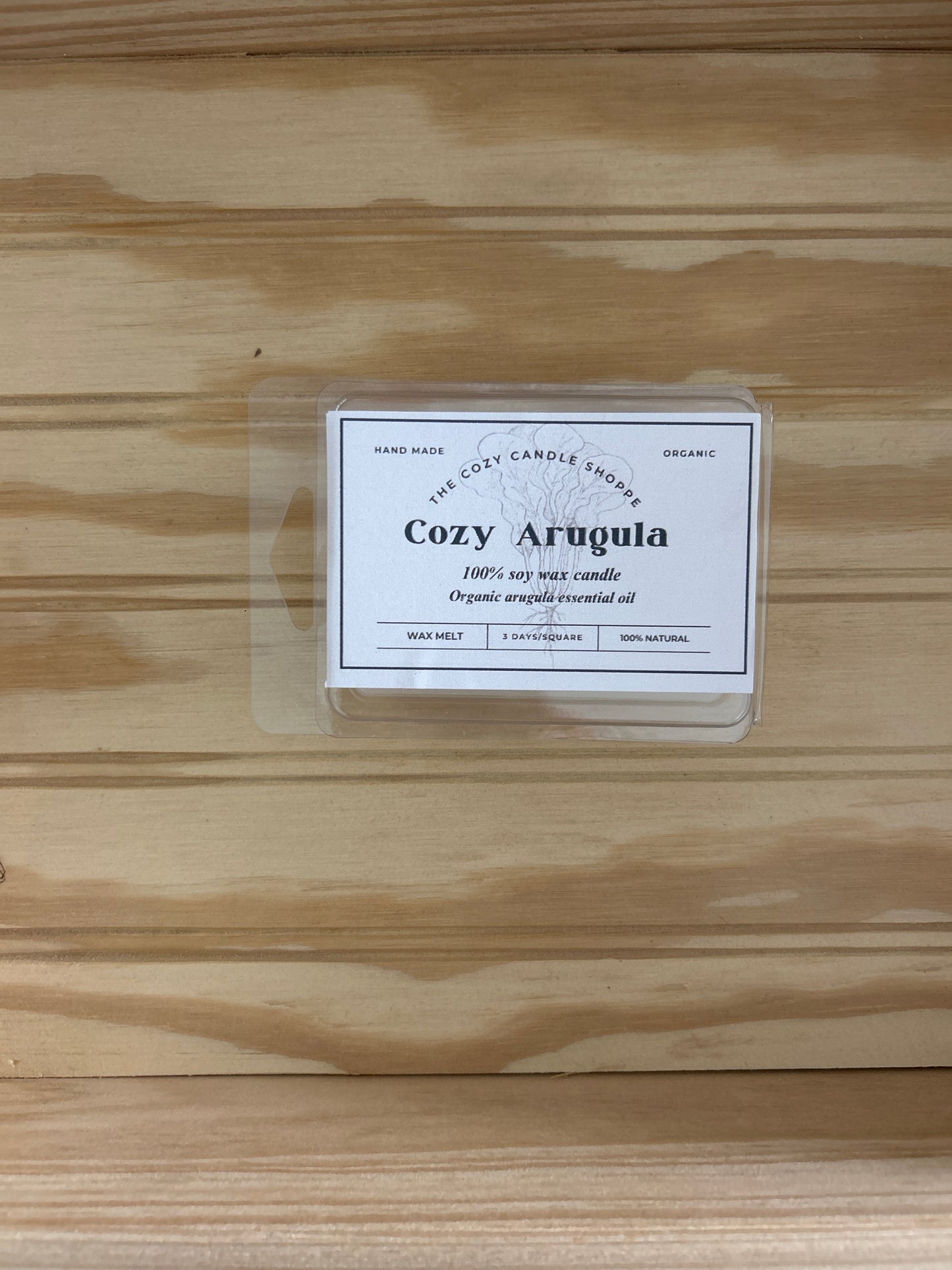 Cozy Arugula Clamshell Wax Melt