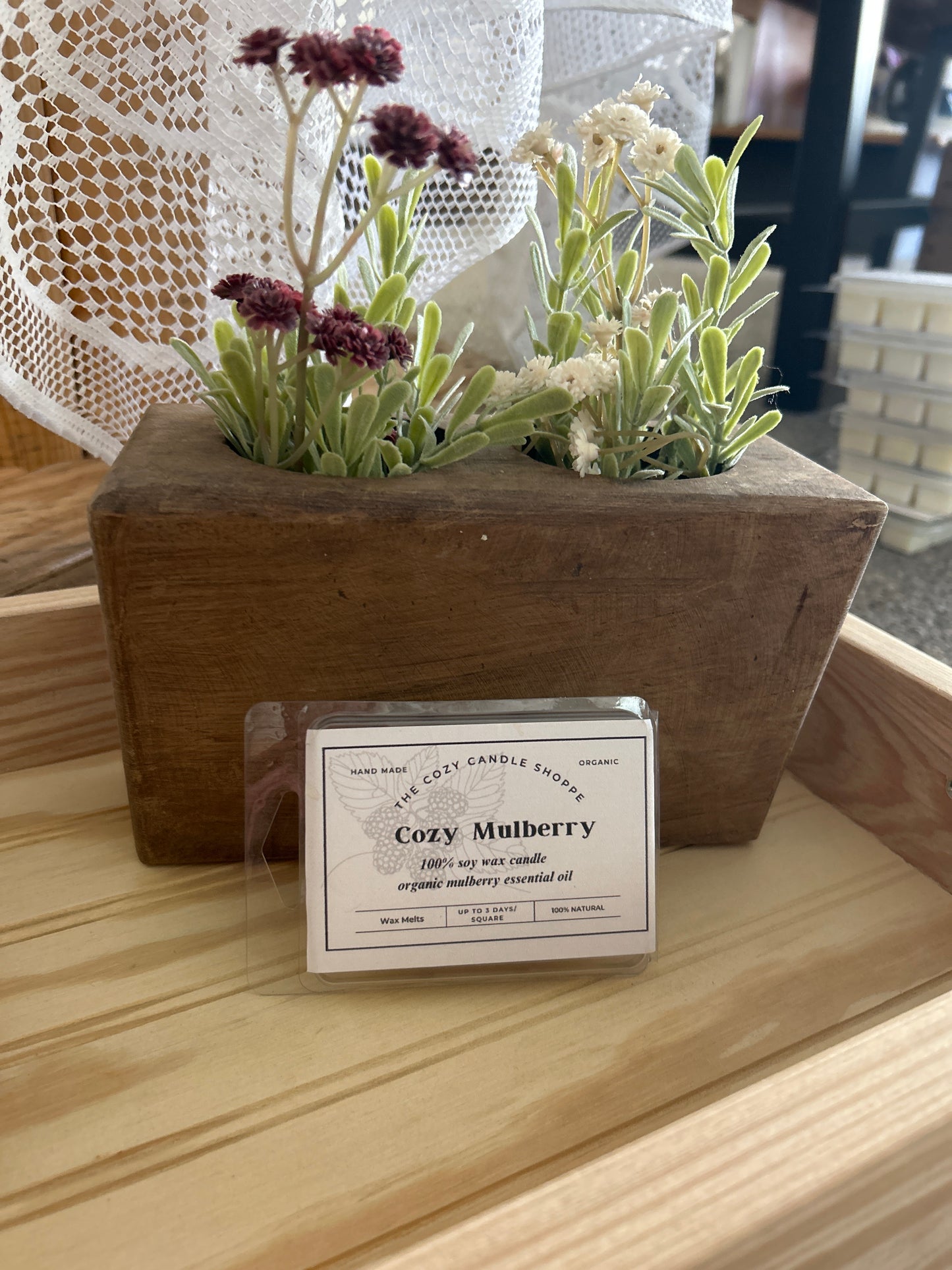 Cozy Mulberry Clamshell Wax Melt