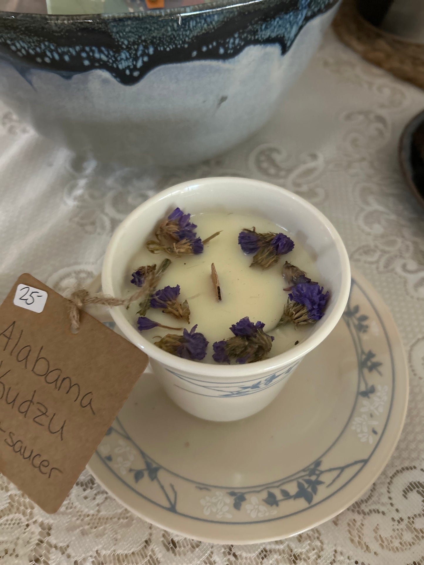 Alabama Kudzu in a Mug with Saucer