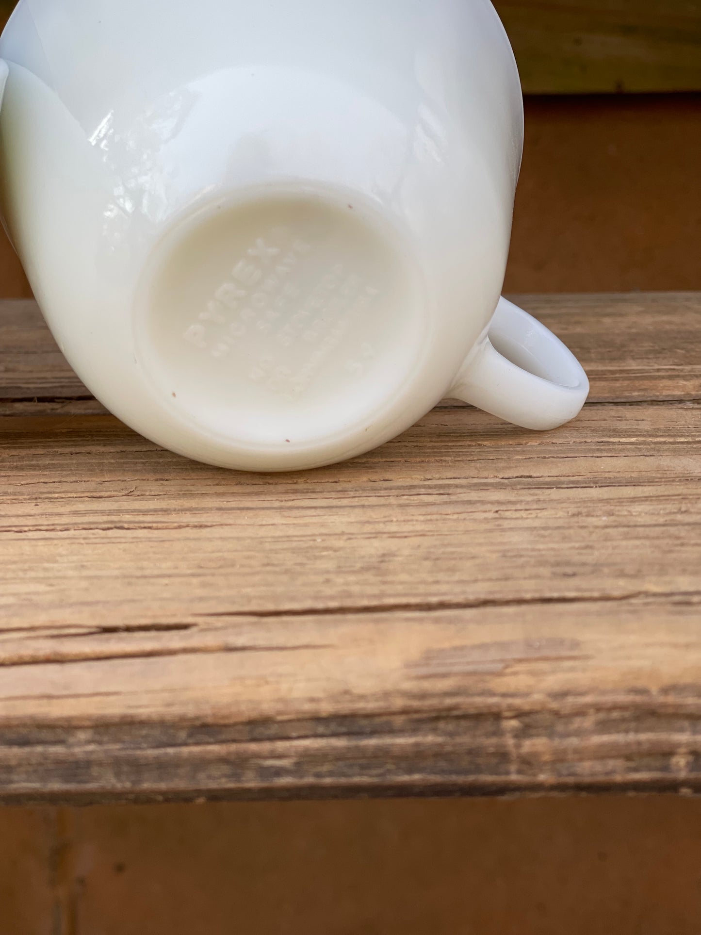 Southern Love Story in Pyrex Milk Glass