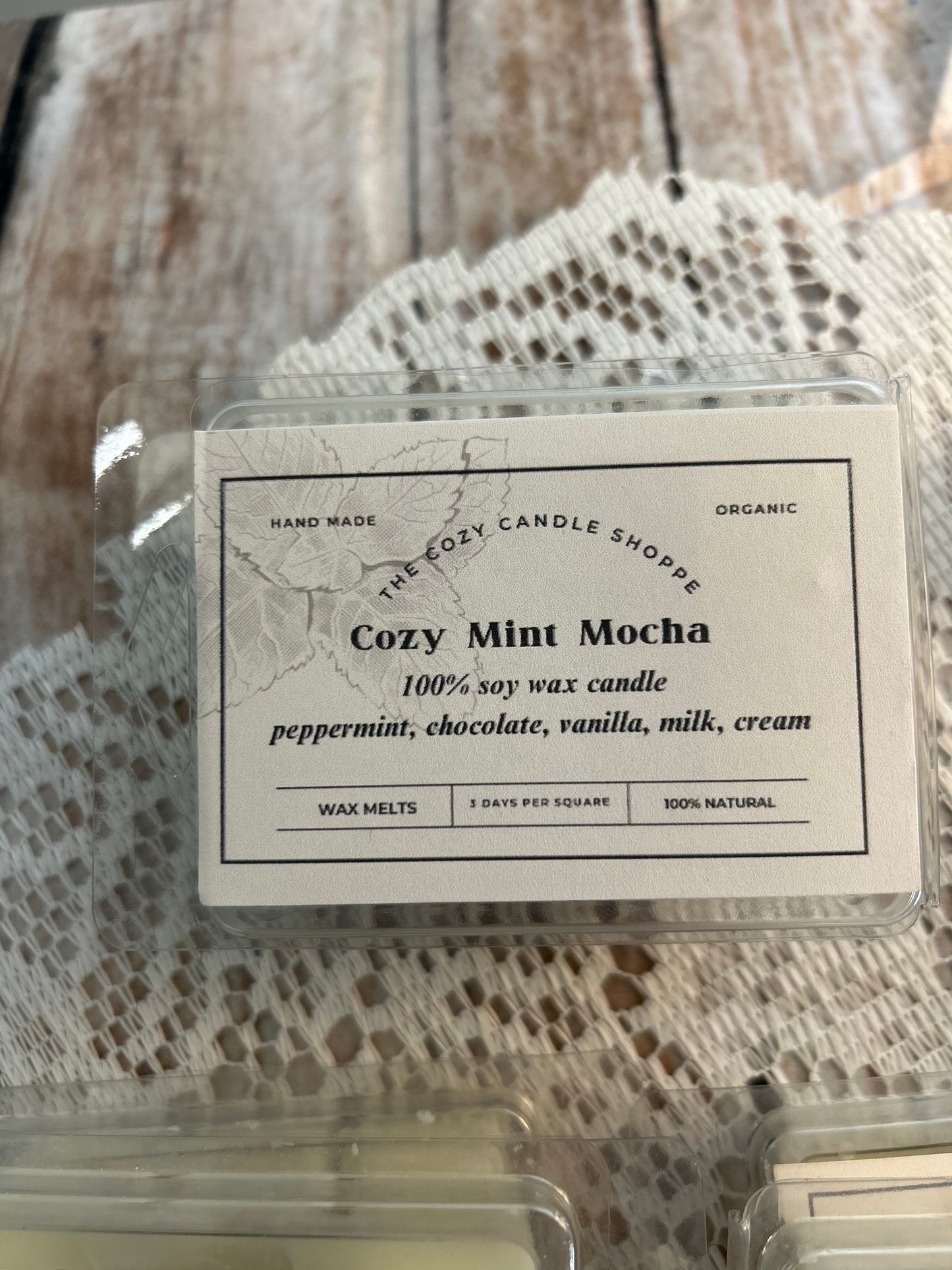 Cozy Mint Mocha Clamshell Wax Melts