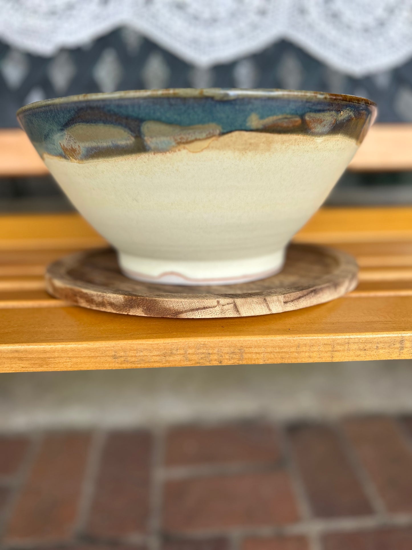 Handmade Beige Bowl