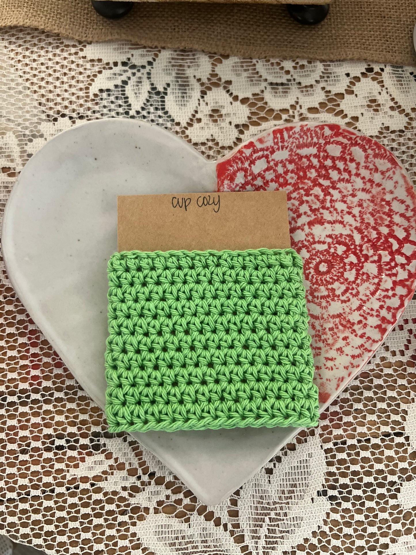 Hand Crochet Cup Coozies