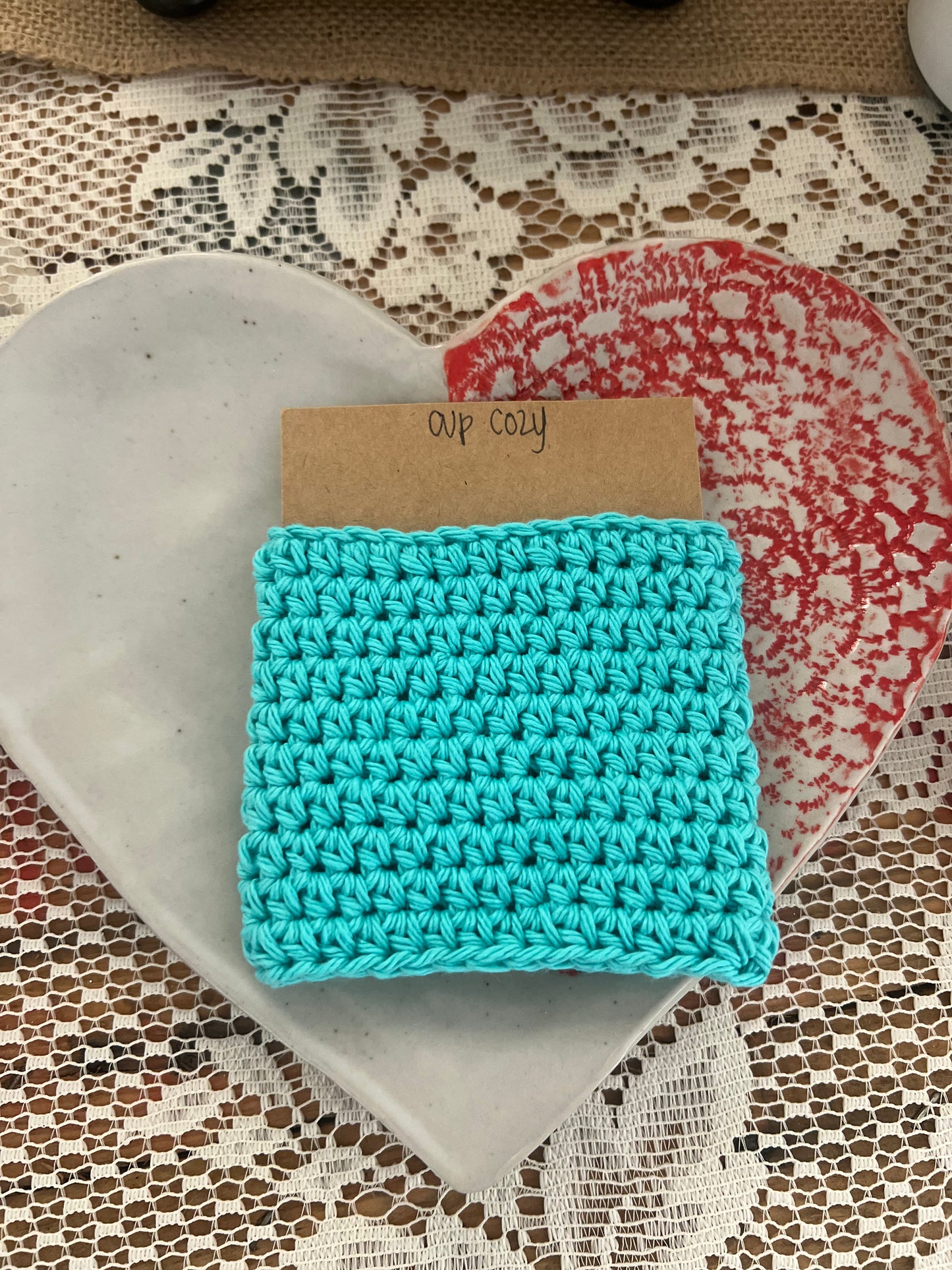 Hand Crochet Cup Coozies